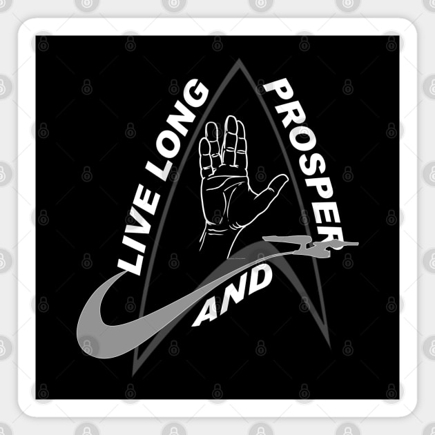 StarTrek Command Badge Live Long And Prosper 2W Magnet by Ratherkool